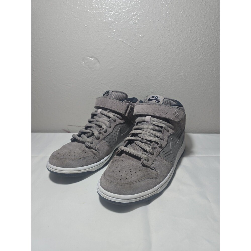 Nike SB Dunk Mid Pro Sport Grey 2012 Mens Size 10.5 Gray Skate Sneakers